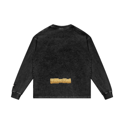 FawnandFable Wash Oversize Long Sleeve T-Shirt
