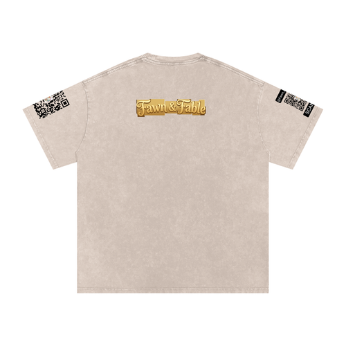 FawnandFable Washed Oversized Cotton T-Shirt